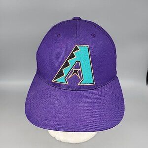 Vintage Logo Athletic Arizona Diamondbacks MLB Wool 90s Purple Snapback Hat